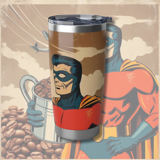 Heroic Beans Vagabond 20oz Tumbler - Superhero Coffee