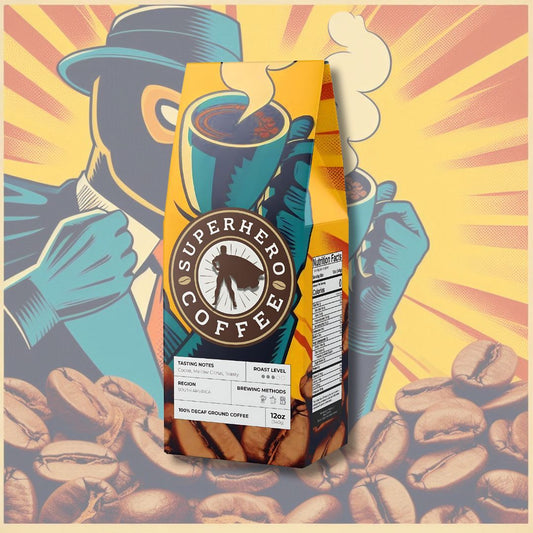 Trapper Peak Decaf Coffee Blend (Medium Roast) - Superhero Coffee